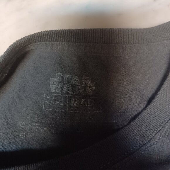 Star Wars Men's Short Sleeve Tee XL Black & Dark Gray - Picture 3 of 4
